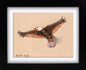 Balled Eagle (framed original)