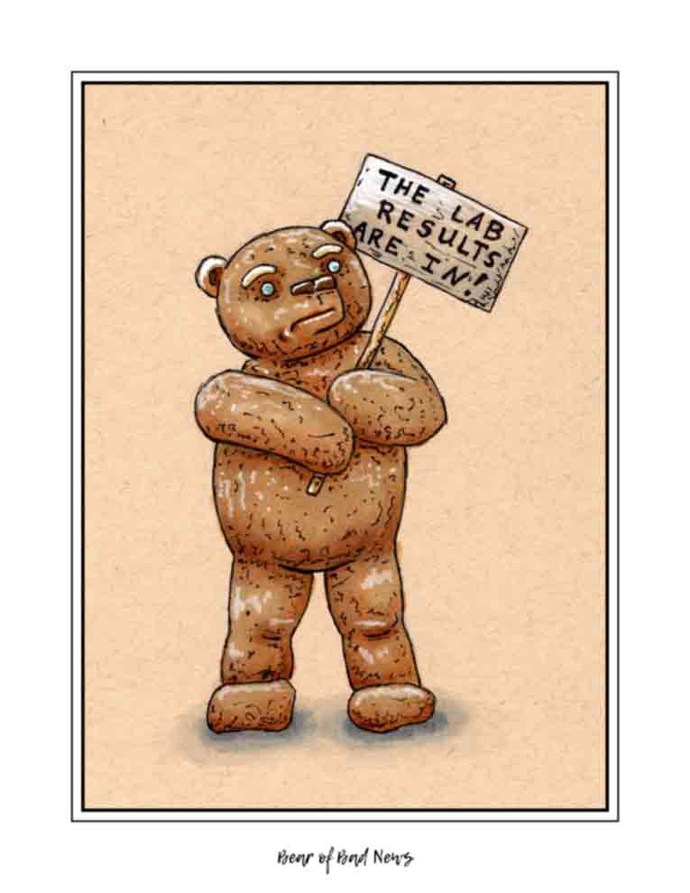 Bear of Bad News (signed print)