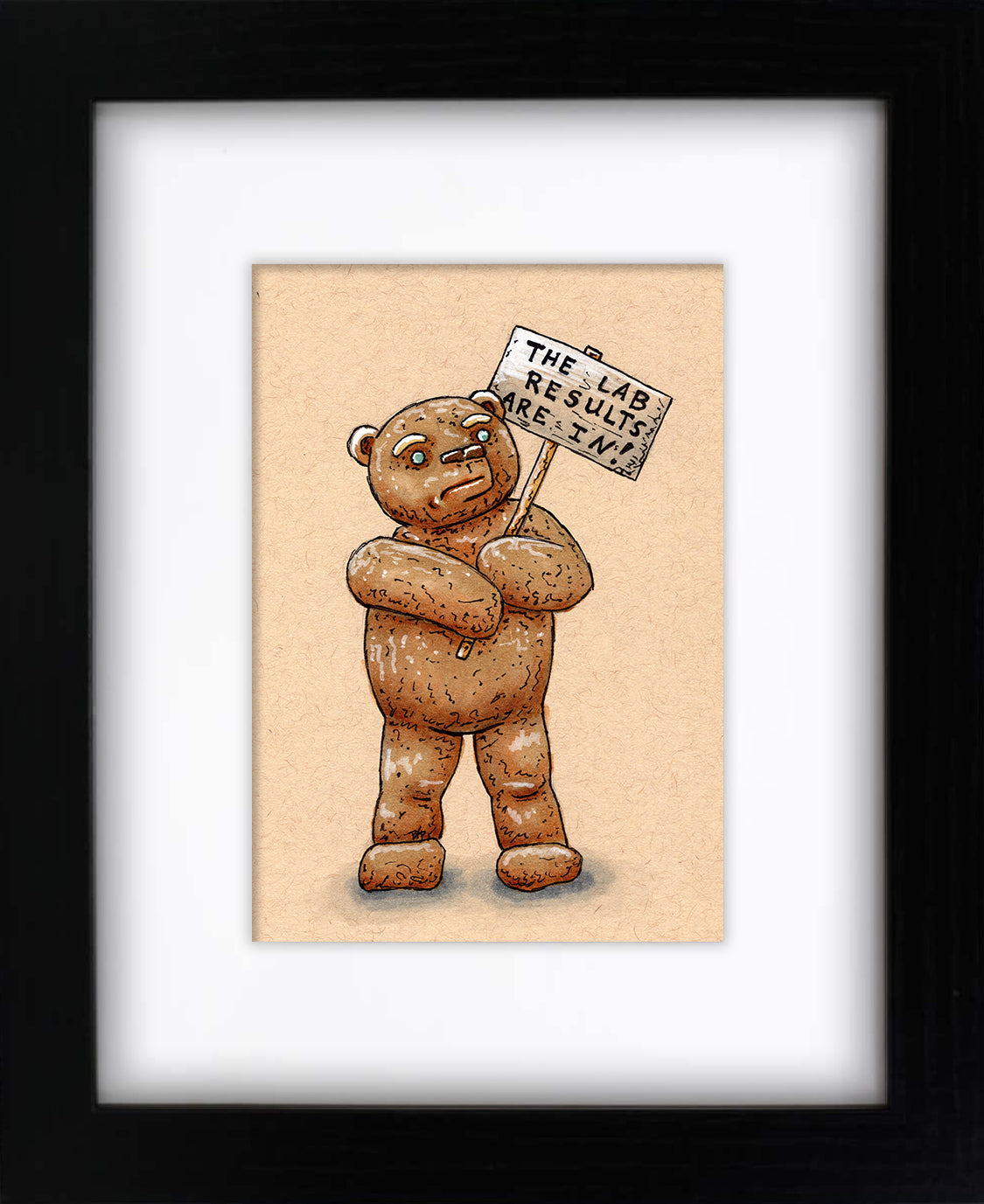 Bear of Bad News (framed original)