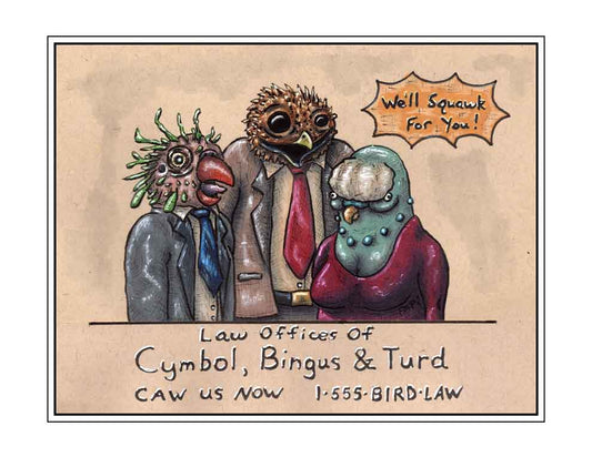 Bird Law (signed print)