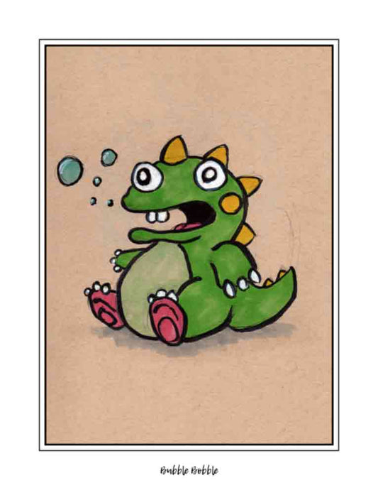 Bubble Bobble (signed print)