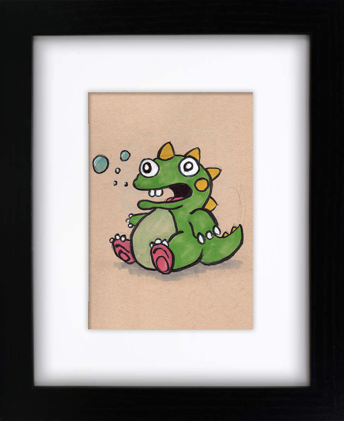 Bubble Bobble (framed original)