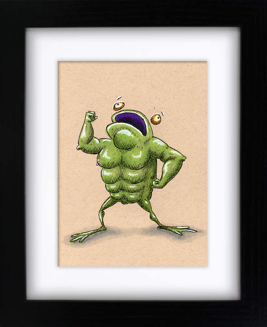 Buff Bufo Bufo (framed original)