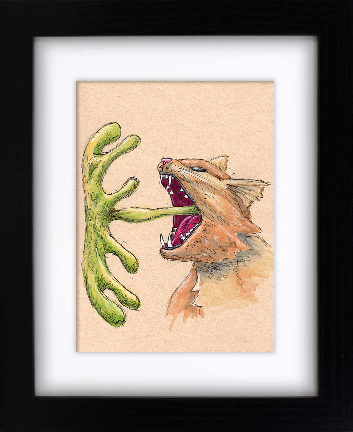 Cat Noise (framed original)