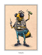 Crusty Bee (signed print)