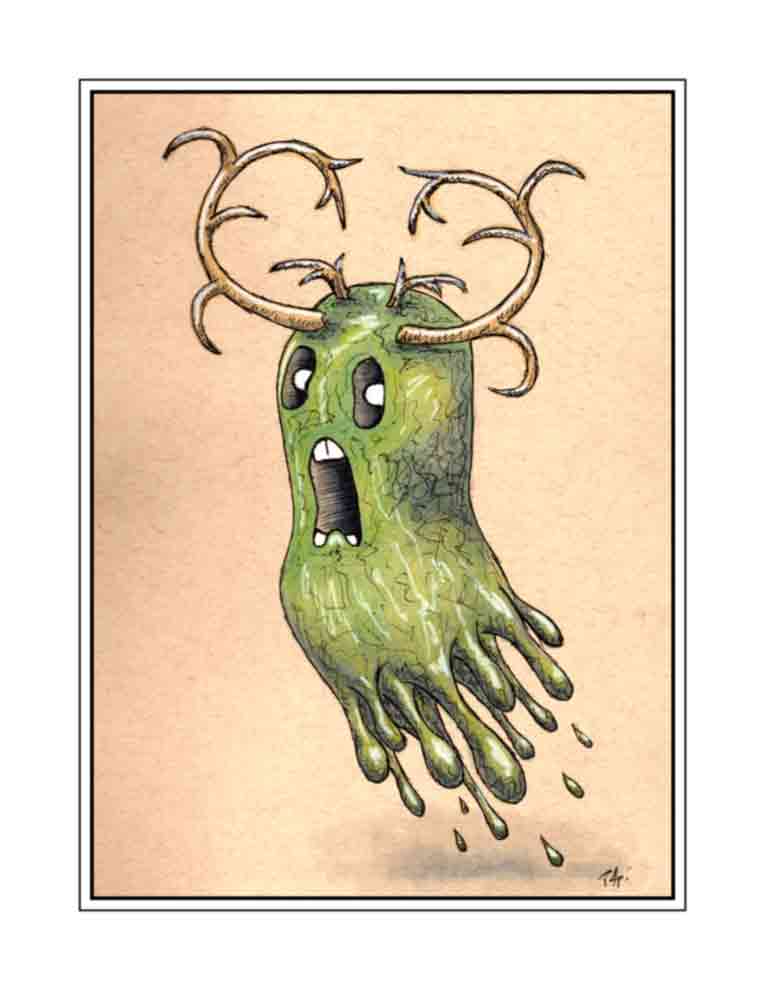 Drippy Ghost (signed print)