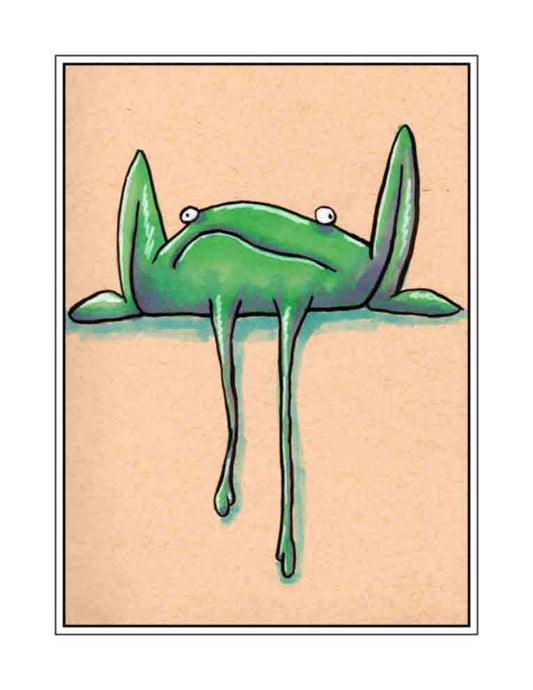 Droopy Frog (signed print)