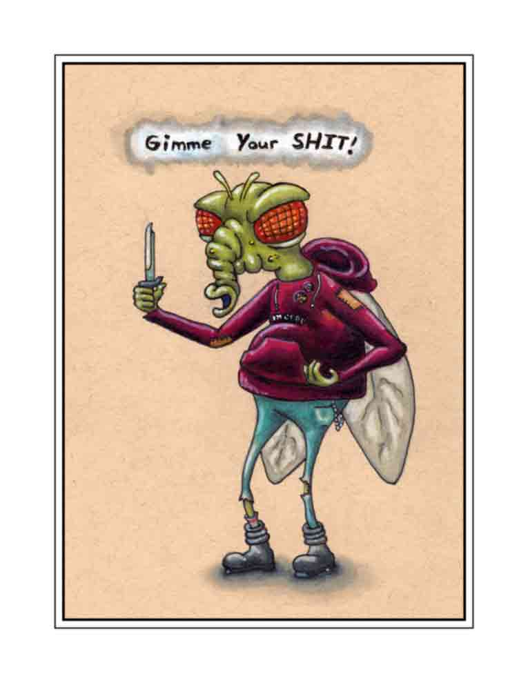 Fly Shit (signed print)