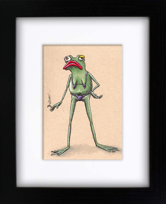 Frog Skank (framed original)