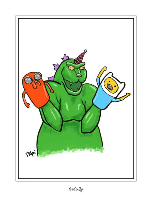 Godsilly (signed print)