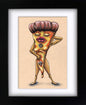 Hot Pizza Ass (framed original)