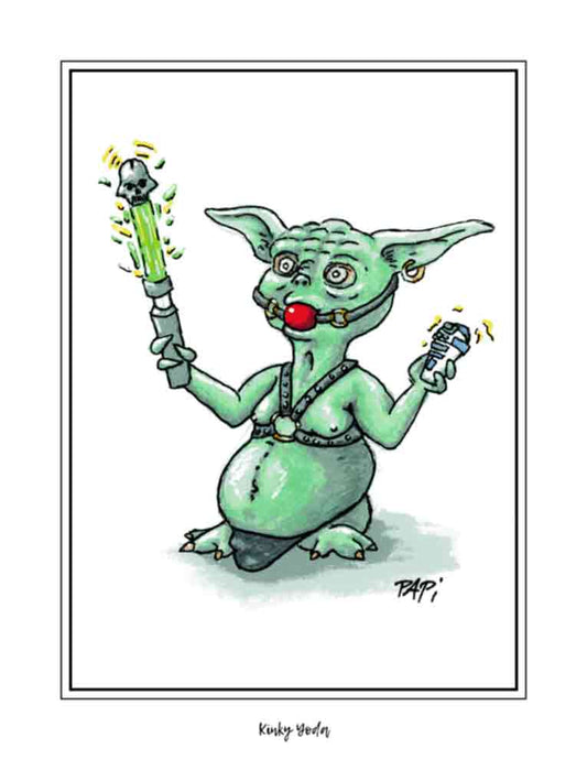 Kinky Yoda (signed print)
