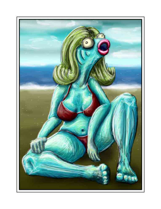 Mermaid (signed print)