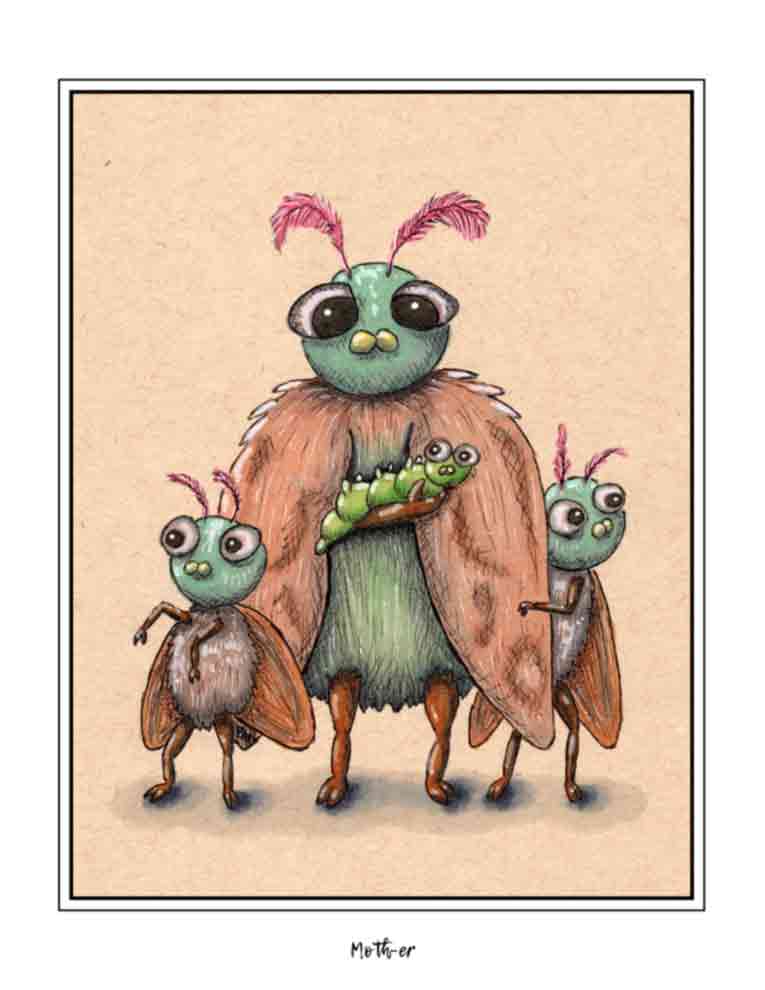 Moth-er (signed print)