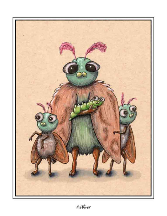 Moth-er (signed print)