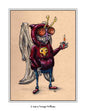 Teenage Mothman (signed print)