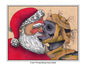 Mummy Kissing Santa Claus (signed print)