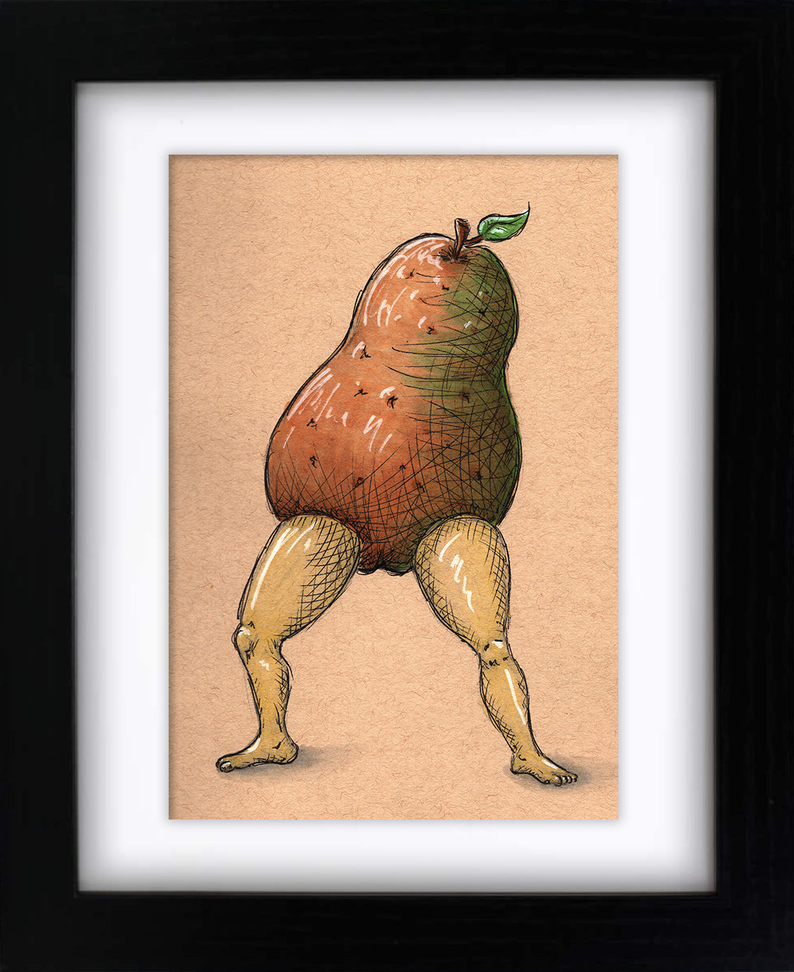 Nice Pear of Legs (framed original)