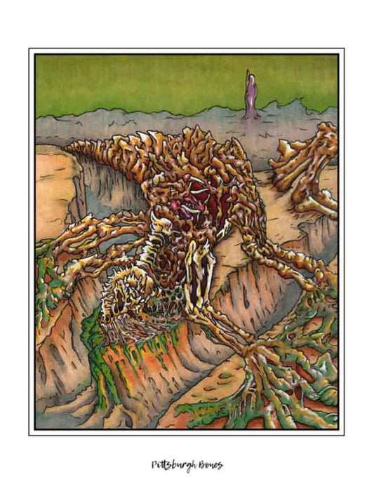Pittsburgh Bones (signed print)
