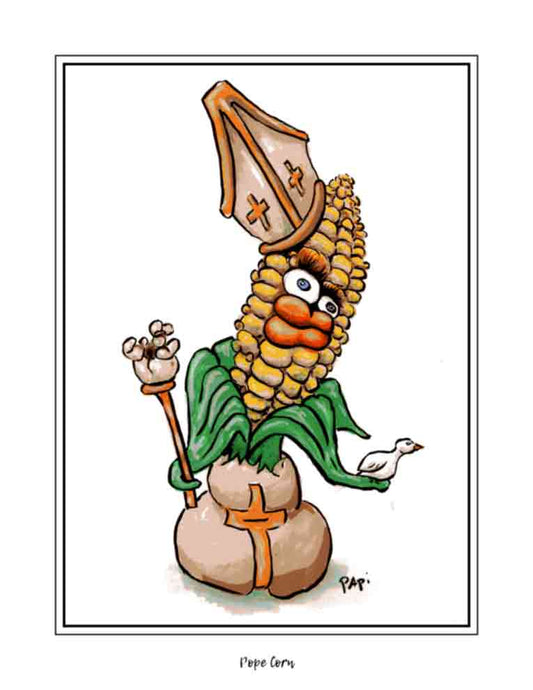 Popecorn (signed print)