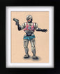 RoboCropTop (framed original)