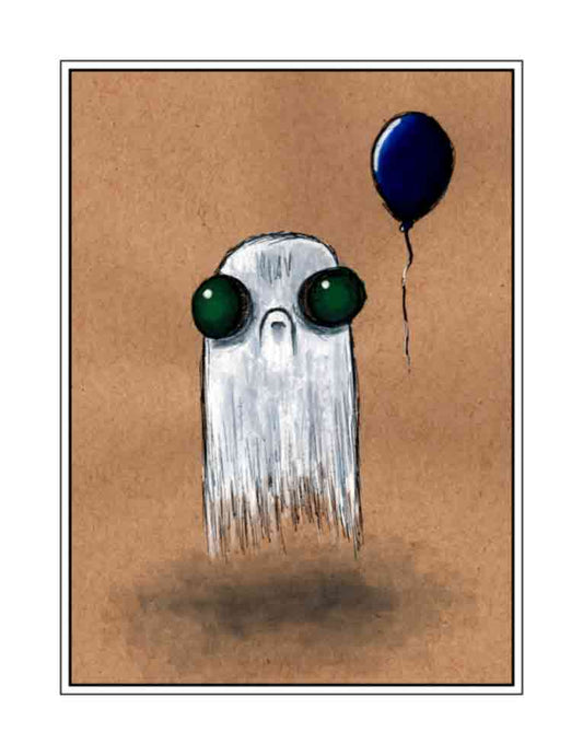 Sad Ghost *ink version* (signed print)