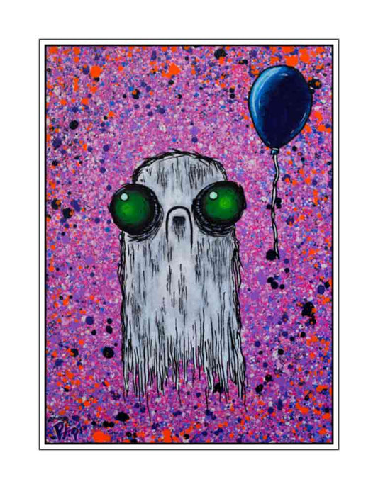Sad Ghost *painted version* (signed print)