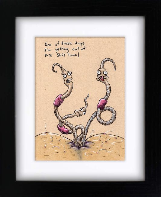 Shit Town (framed original)