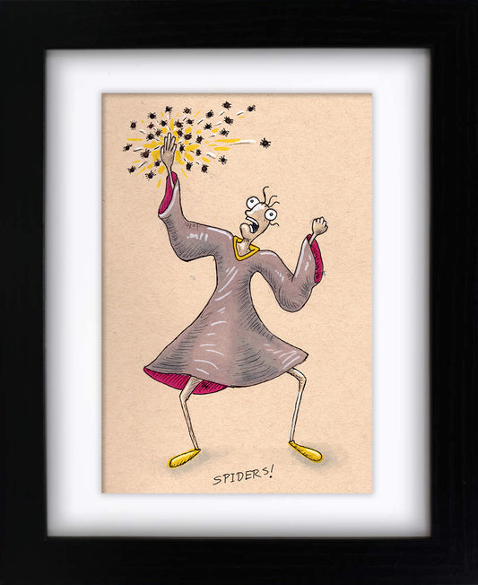 Spider Magic (framed original)