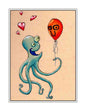 Squid and Balloon Love (signed print)