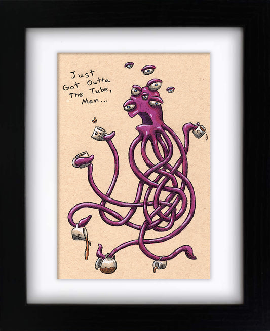 I need Coffee (framed original)