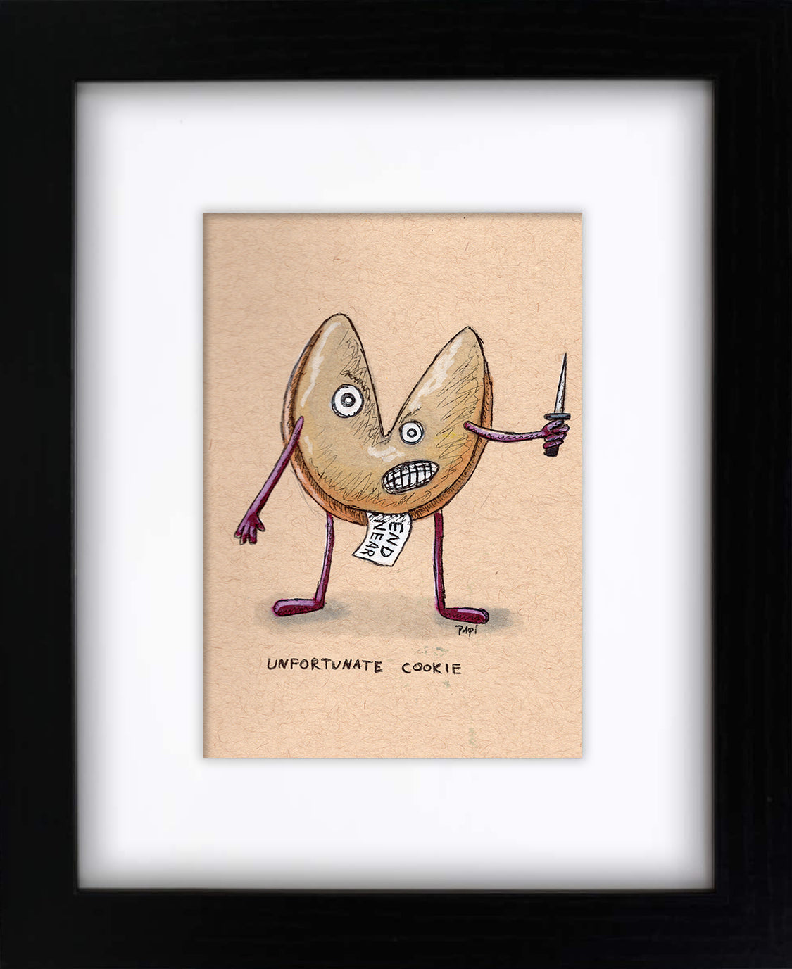 Unfortunate Cookie (framed original)
